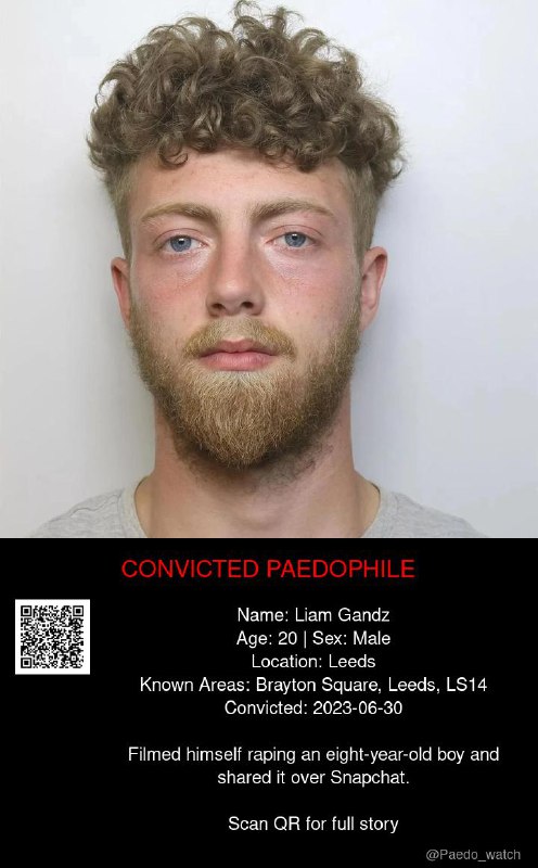 Liam Gandz 20 from #Leeds - 30/06/23