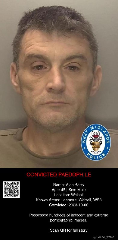 Alan Barry 45 from #Walsall - 06/10/23