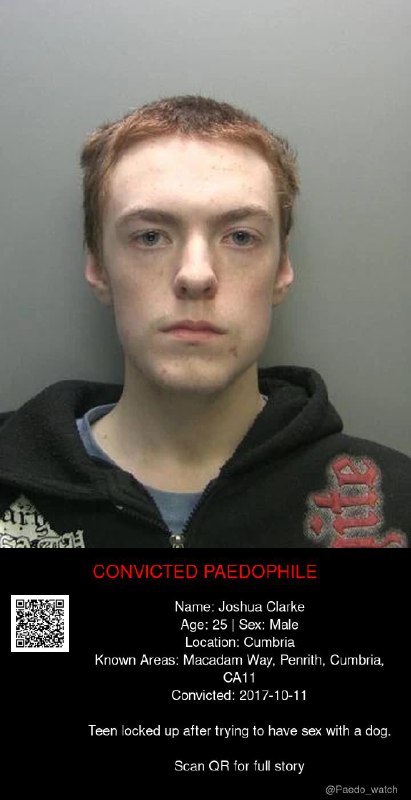 Joshua Clarke 25 from #Cumbria - 11/10/17
