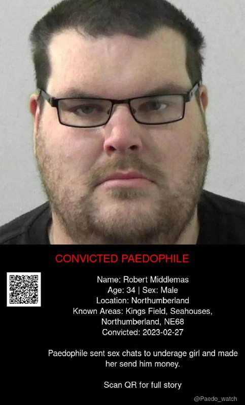 Robert Middlemas 34 from #Northumberland - 27/02/23