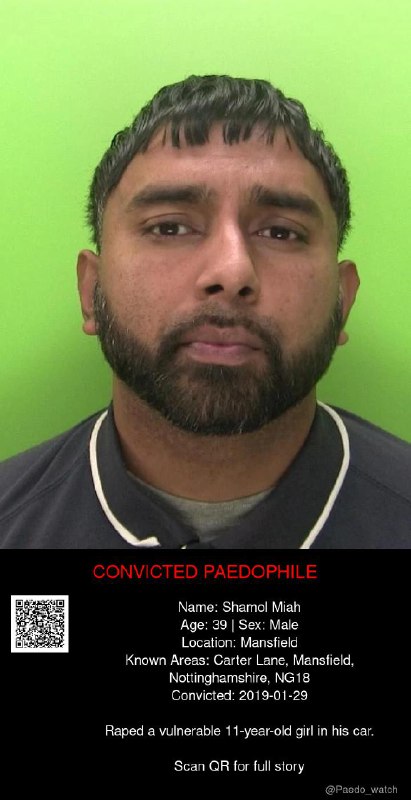 Shamol Miah 39 from #Mansfield - 29/01/19