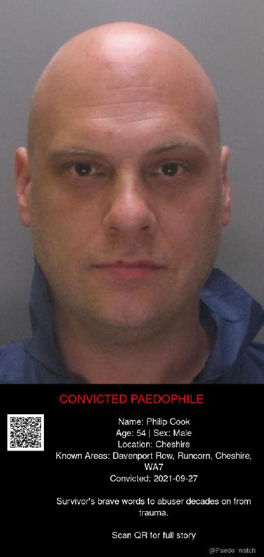 Philip Cook 54 from #Cheshire - 27/09/21