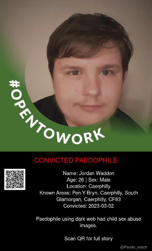 Jordan Waddon 26 from #Caerphilly - 02/03/23