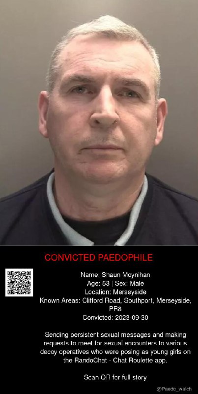 Shaun Moynihan 53 from #Merseyside - 30/09/23