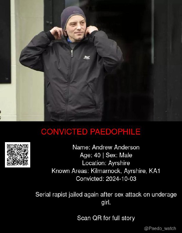 Andrew Anderson 40 from #Ayrshire - 03/10/24