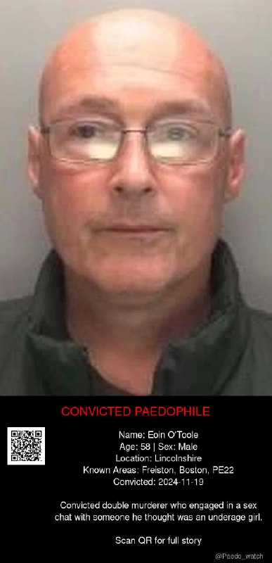 Eoin O'Toole 58 from #Lincolnshire - 19/11/24