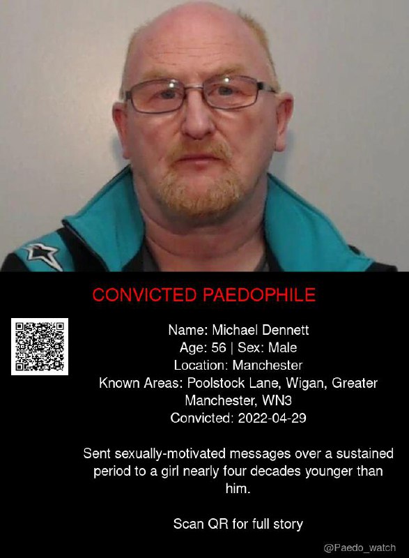 Michael Dennett 56 from #Manchester - 29/04/22