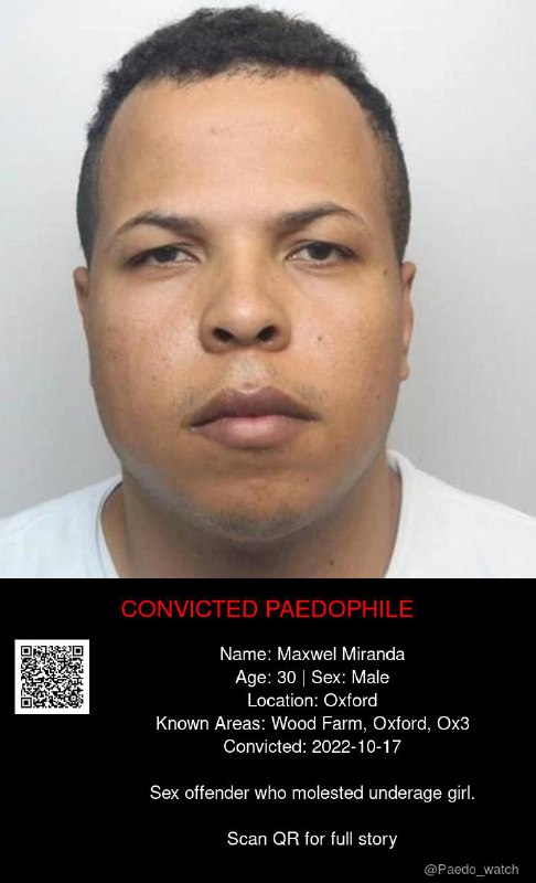 Maxwel Miranda 30 from #Oxford - 17/10/22