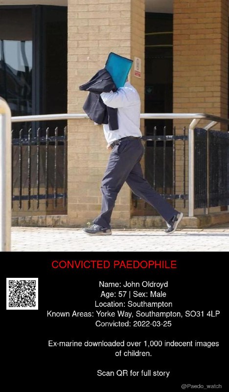 John Oldroyd 57 from #Southampton - 25/03/22