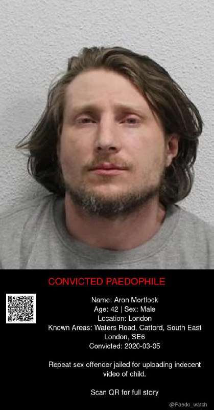 Aron Mortlock 42 from #London - 05/03/20