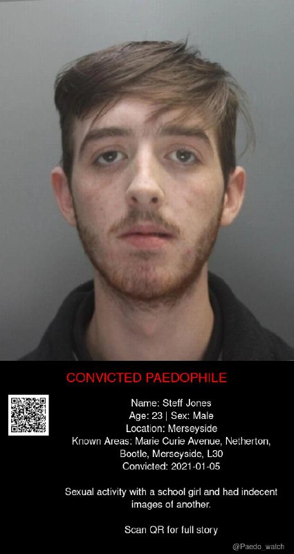 Steff Jones 23 from #Merseyside - 05/01/21