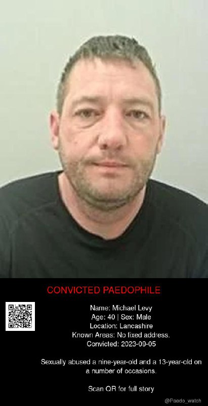 Michael Levy 40 from #Lancashire - 05/09/23