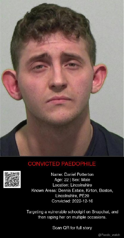 Daniel Potterton 22 from #Lincolnshire - 16/12/22