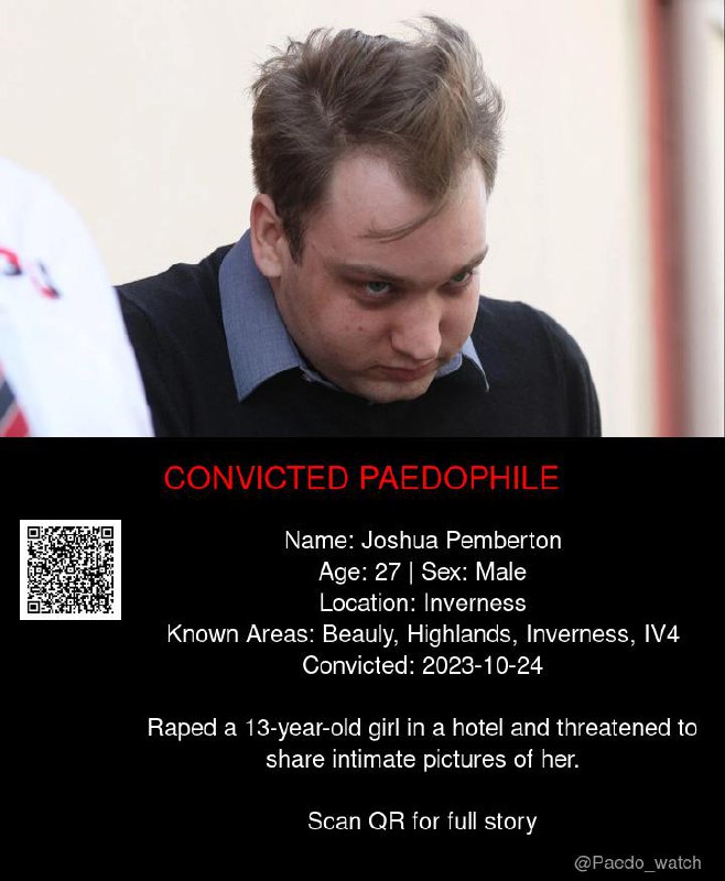 Joshua Pemberton 27 from #Inverness - 24/10/23