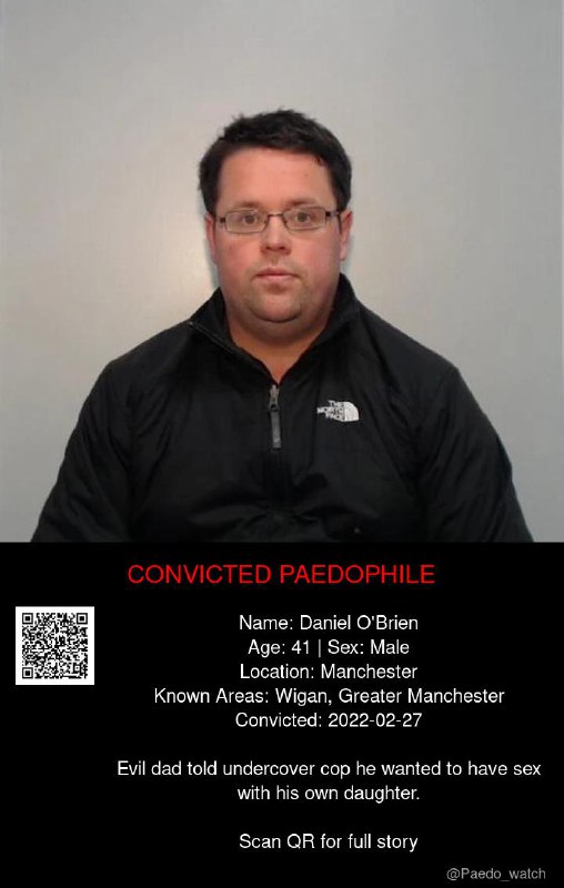 Daniel O'Brien 41 from #Manchester - 27/02/22