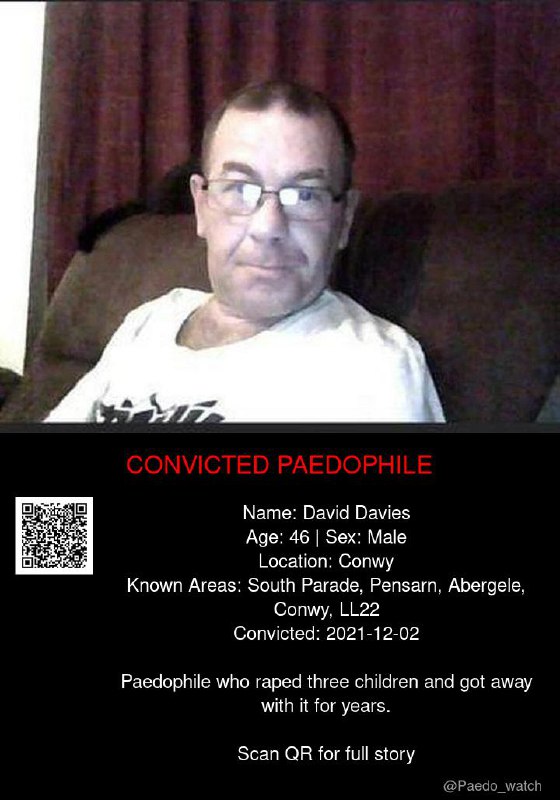 David Davies 46 from #Conwy - 02/12/21