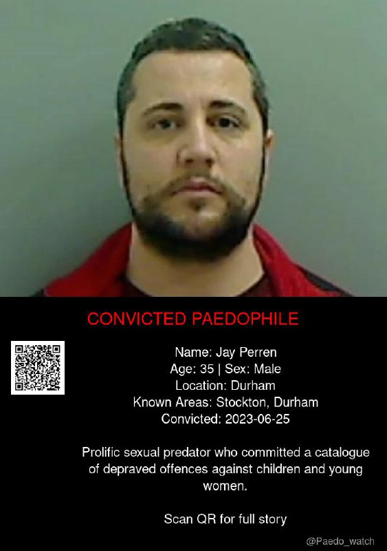 Jay Perren 35 from #Durham - 25/06/23