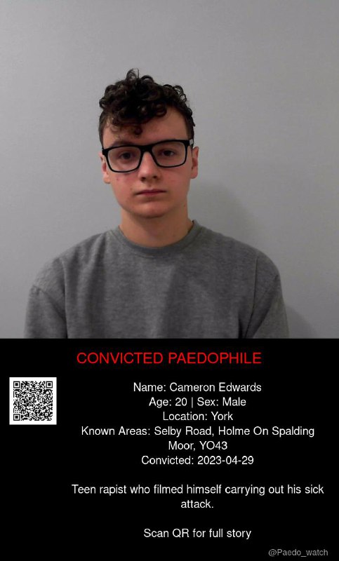 Cameron Edwards 20 from #York - 29/04/23