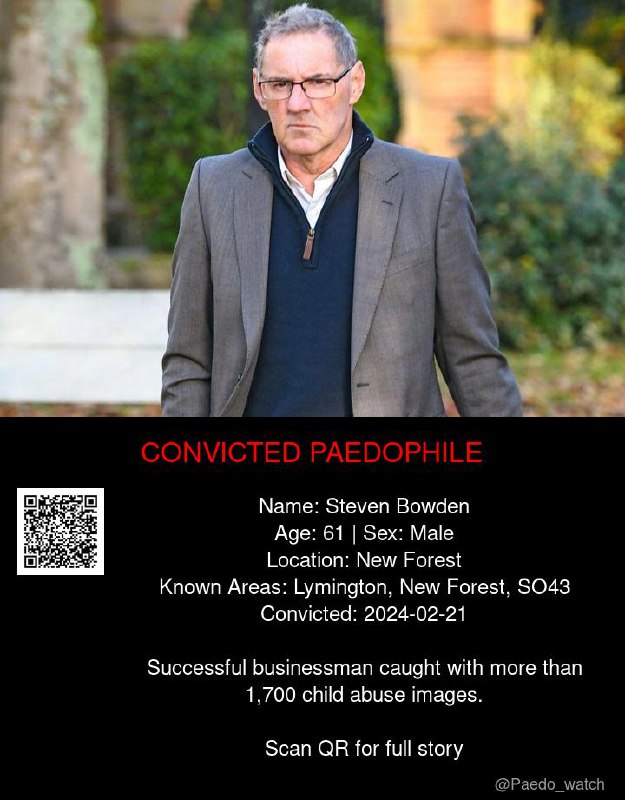 Steven Bowden 61 from #New Forest - 21/02/24