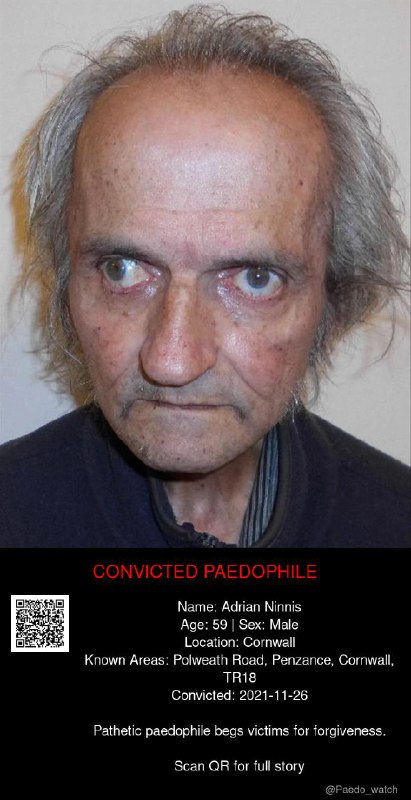 Adrian Ninnis 59 from #Cornwall - 26/11/21