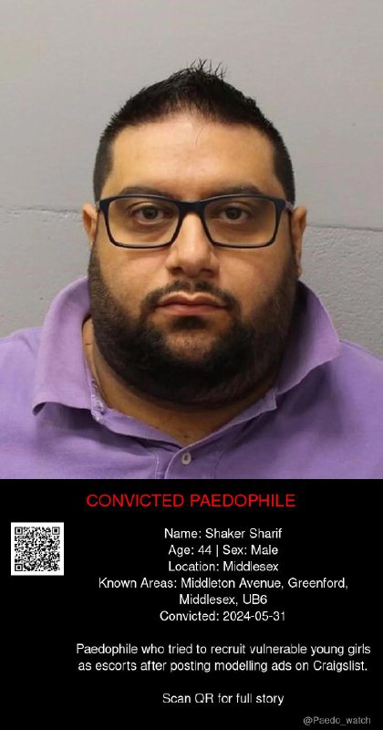 Shaker Sharif 44 from #Middlesex - 31/05/24