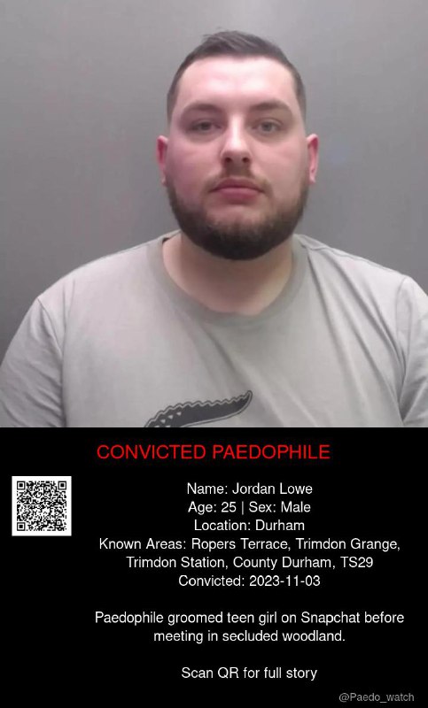 Jordan Lowe 25 from #Durham - 03/11/23