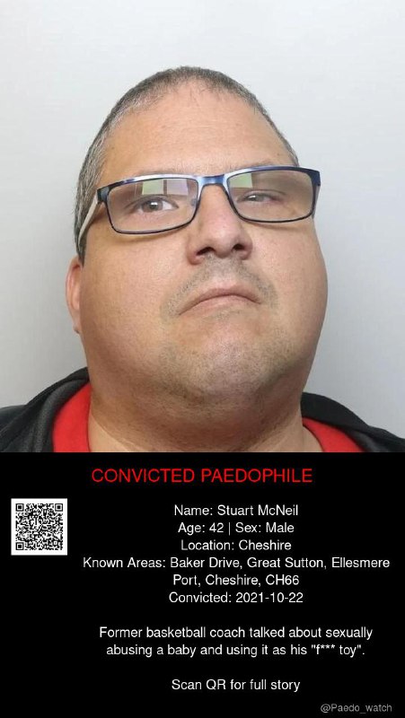 Stuart McNeil 42 from #Cheshire - 22/10/21