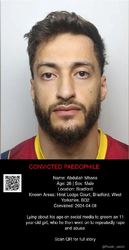 Abdullah Mhana 26 from #Bradford - 08/04/24