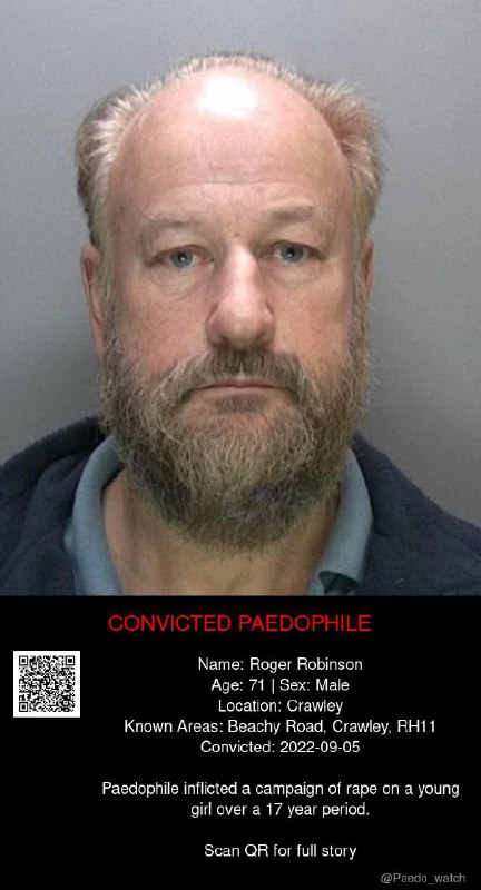 Roger Robinson 71 from #Crawley - 05/09/22