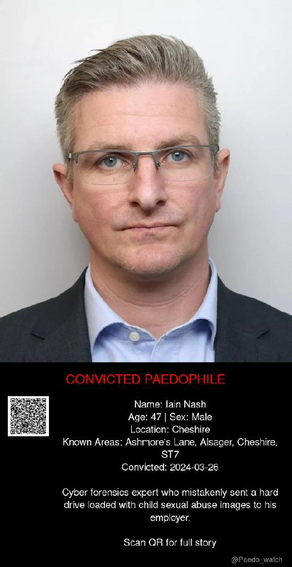 Iain Nash 47 from #Cheshire - 26/03/24