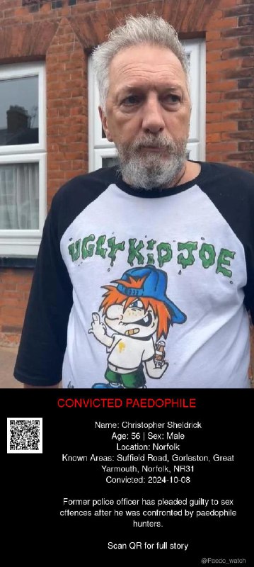 Christopher Sheldrick 56 from #Norfolk - 08/10/24