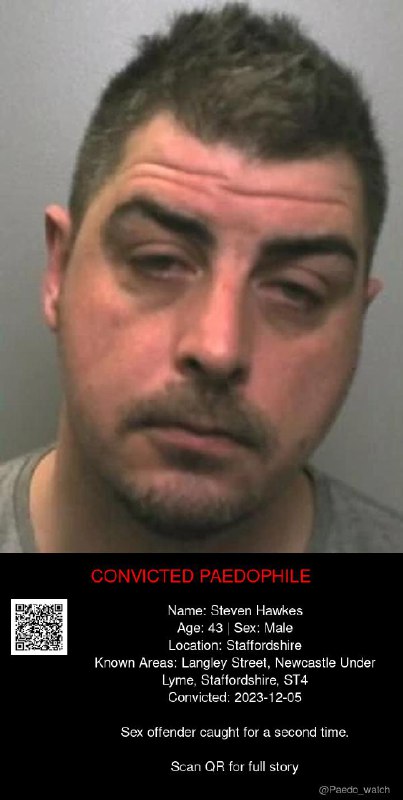 Steven Hawkes 43 from #Staffordshire - 05/12/23