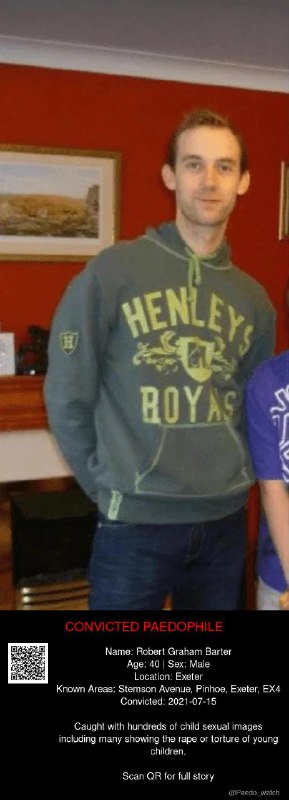 Robert Graham Barter 40 from #Exeter - 15/07/21