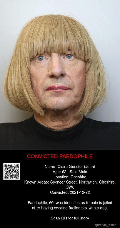 Claire Goodier (John) 63 from #Cheshire - 22/12/21