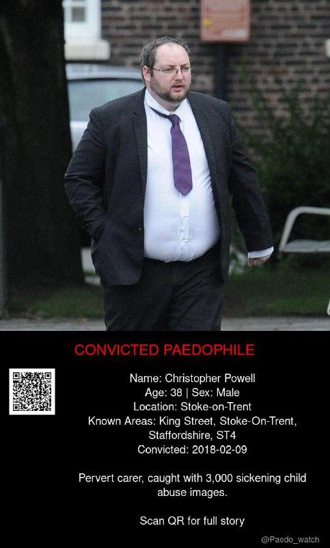 Christopher Powell 38 from #Stoke-on-Trent - 09/02/18