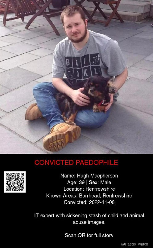 Hugh Macpherson 39 from #Renfrewshire - 08/11/22