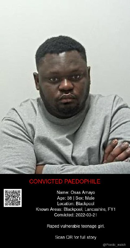 Osas Amayo 38 from #Blackpool - 21/03/22