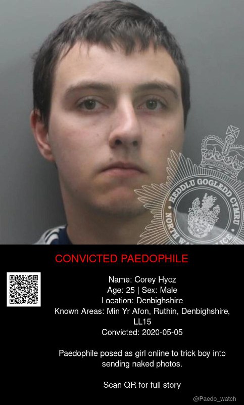 Corey Hycz 25 from #Denbighshire - 05/05/20