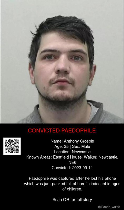 Anthony Crosbie 35 from #Newcastle - 11/09/23