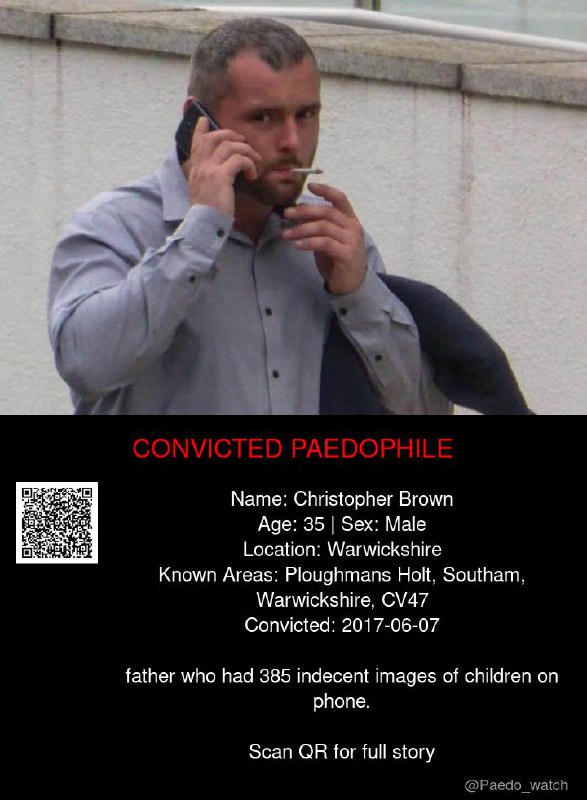 Christopher Brown 35 from #Warwickshire - 07/06/17