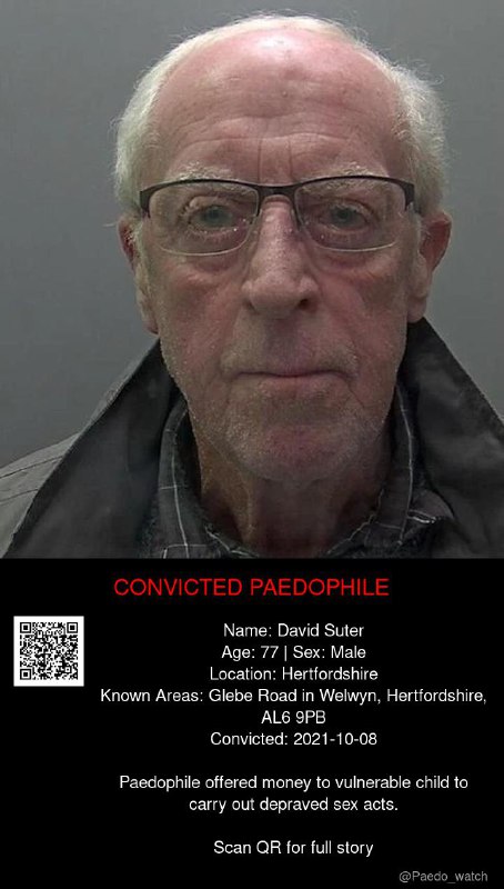David Suter 77 from #Hertfordshire - 08/10/21