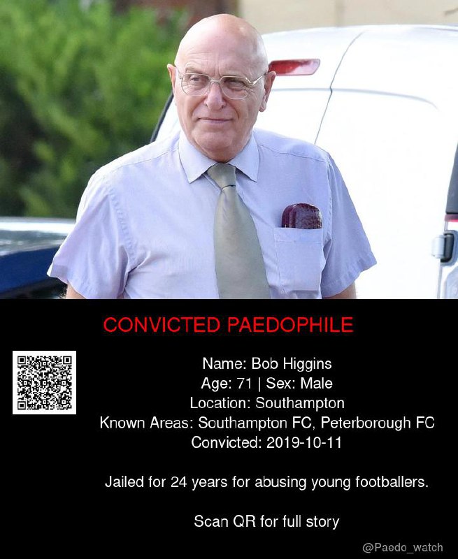 Bob Higgins 71 from #Southampton - 11/10/19