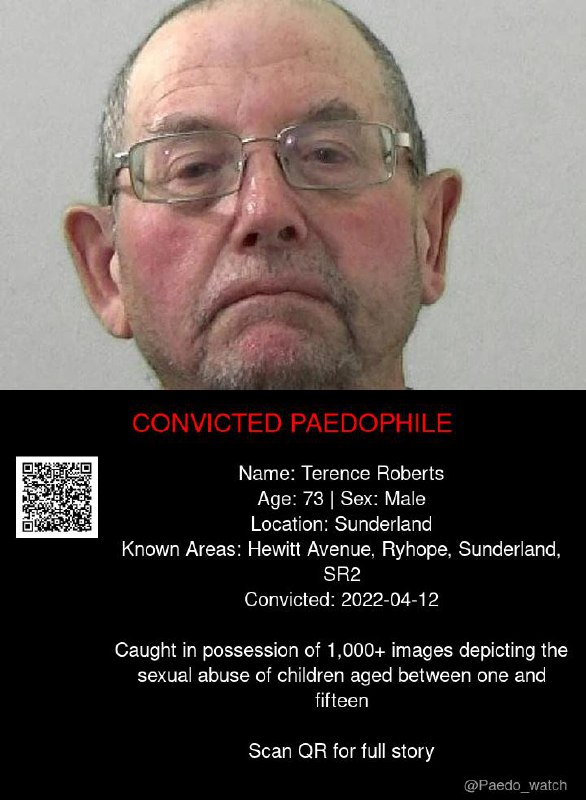 Terence Roberts 73 from #Sunderland - 12/04/22