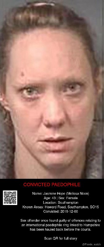 Jasmine Hope (Melissa Noon) 43 from #Southampton - 06/12/19