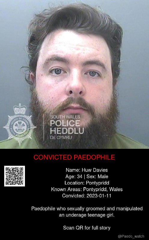 Huw Davies 34 from #Pontypridd - 11/01/23