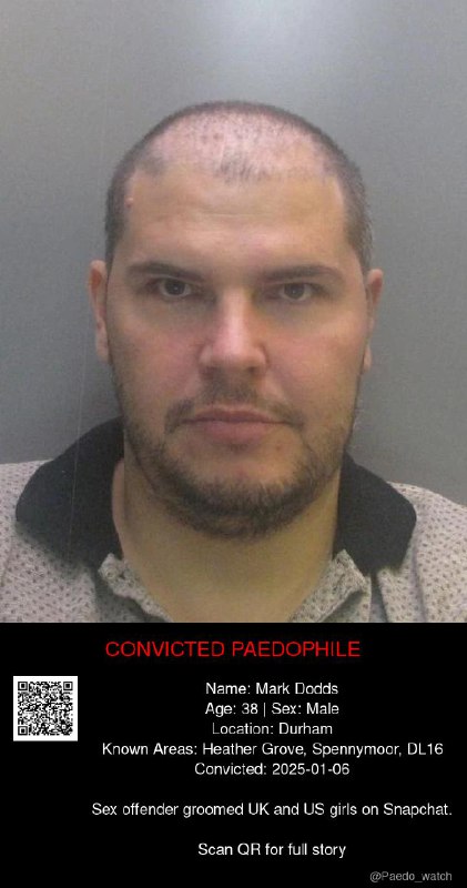 Mark Dodds 38 from #Durham - 06/01/25