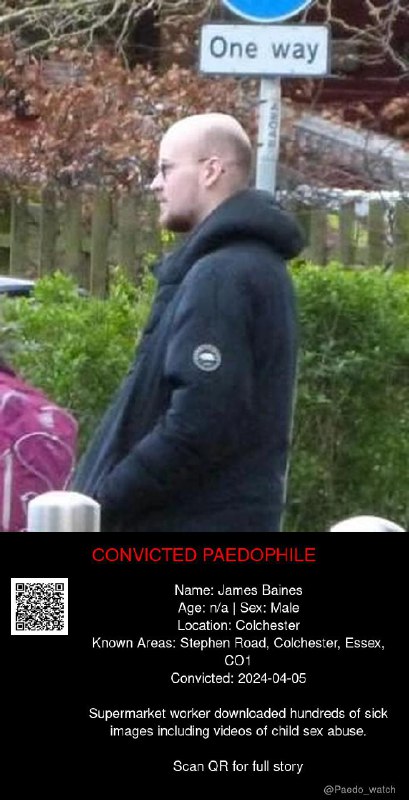 James Baines n/a from #Colchester - 05/04/24