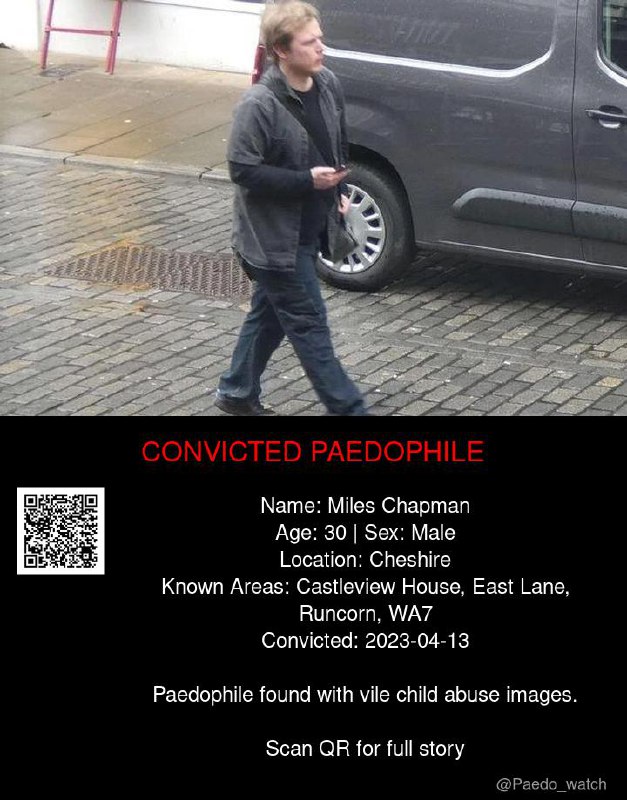 Miles Chapman 30 from #Cheshire - 13/04/23