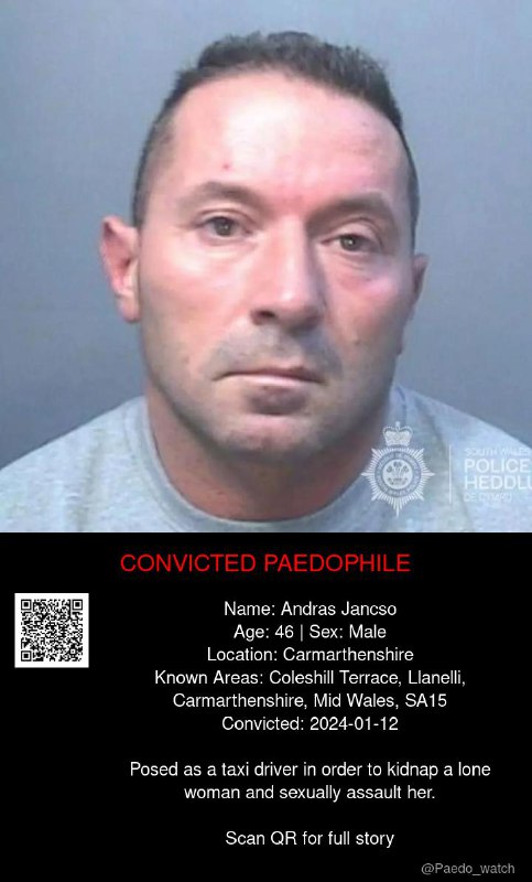 Andras Jancso 46 from #Carmarthenshire - 12/01/24