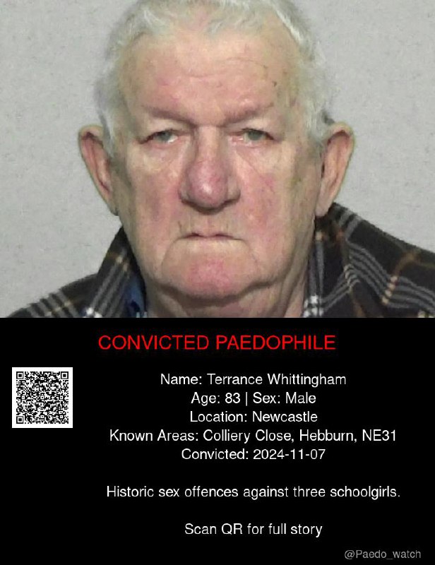 Terrance Whittingham 83 from #Newcastle - 07/11/24